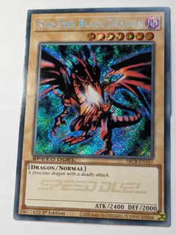 PACK FRESH Yugioh! Red-Eyes Black Dragon SBCB-EN167 Secret Rare 1st Edition NM - Image 3