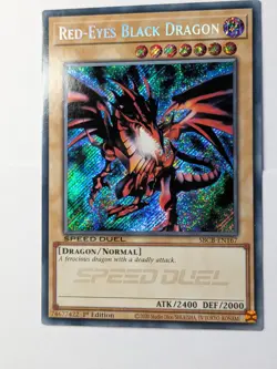 PACK FRESH Yugioh! Red-Eyes Black Dragon SBCB-EN167 Secret Rare 1st Edition NM - Image 4