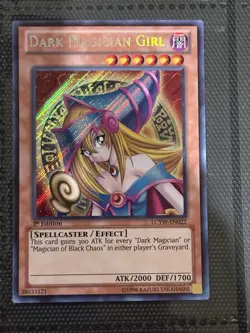 YUGIOH • DARK MAGICIAN GIRL • SECRET RARE • LCYW-EN022 • 1st EDITION • NM - Image 1