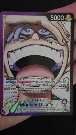 Monkey.D.Luffy #OP09-061 Alt Art Leader One Piece - Image 1