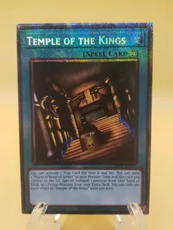 YUGIOH x1 MP25-EN017 TEMPLE OF THE KINGS - STARLIGHT RARE 1st EDITION - Image 1
