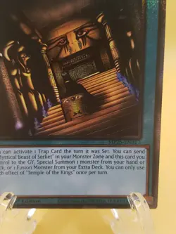 YUGIOH x1 MP25-EN017 TEMPLE OF THE KINGS - STARLIGHT RARE 1st EDITION - Image 2