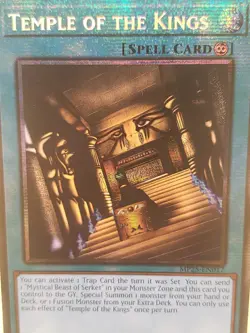 YUGIOH x1 MP25-EN017 TEMPLE OF THE KINGS - STARLIGHT RARE 1st EDITION - Image 3