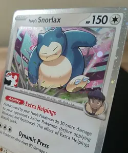 HOP'S SNORLAX 117/159, HOLO, STAMPED, PRIZE PACK SERIES 8, POKEMON CARD (NM) - Image 4