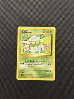 Bulbasaur 44/102 | Base Set | Non Holo Pokemon Card NM - Image 1
