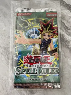 Yugioh - Spell Ruler - Booster Pack - Sealed - SRL - Vintage - Image 1