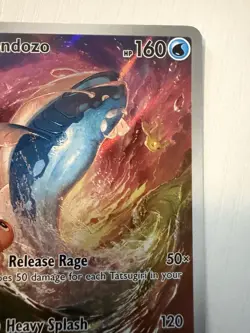Pokemon TCG Dondozo Card 207/198 Scarlet & Violet Base Set Illustration Holo - Image 4