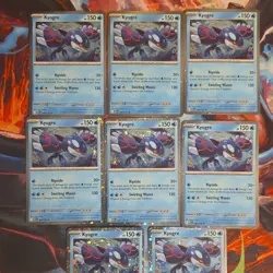 Pokemon Kyogre Amazing Rare Cosmic Holo Lot 8 Cards TCG - Image 1