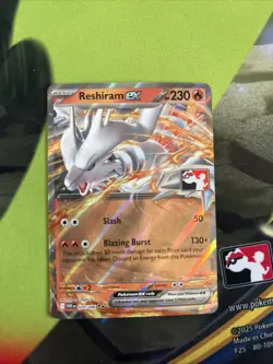 Reshiram EX 020/086 Play! Pokemon Prize Pack Play Stamped Card NM 🔥 - Image 1