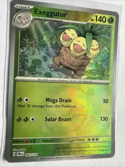 Exeggutor 002/131 Master Ball Holo Pokemon Card – SV151 – Near Mint - Image 1