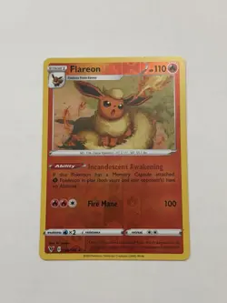 Pokemon Card - Vivid Voltage - Flareon 026/185 Reverse Holo - Image 1