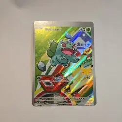 ERROR CARD‼ Miscut Bulbasaur MEP 037 - First Partner Illustration Promo Dot - Image 1