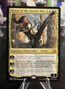 MTG Narset of the Ancient Way (195/436) Ikoria Lair of Behemoths Magic Gathering - Image 1