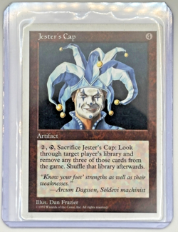 MTG Jester's Cap - 5th Edition 1997 - Rare Artifact - Dan Frazier - NM/LP - Image 1