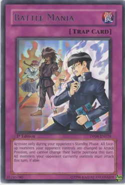Yugioh Battle Mania DP08-EN025 Rare LP - Image 1