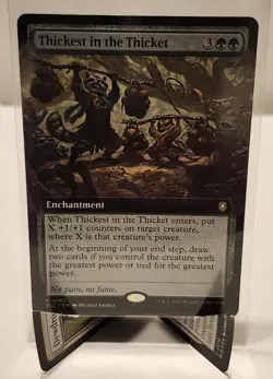 MTG Thickest in the Thicket (Extended Art) Commander: Bloomburrow Regular NM - Image 1