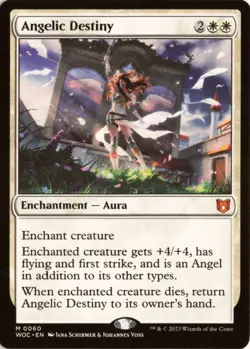 Angelic Destiny 60 WOC Commander: Wilds of Eldraine NM - Image 1