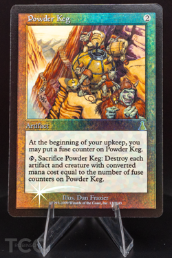 Powder Keg - 1999 Magic the Gathering - Urza's Destiny Foil - Image 1