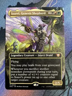 MTG Commander: Edge of Eternities: Szarel, Genesis Shepherd (0004) Borderless - Image 1
