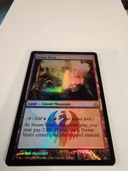 Mtg OG FOIL ! NM !Steam Vents Guildpact Foil. Clean ! - Image 3