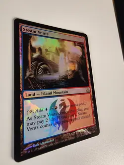 Mtg OG FOIL ! NM !Steam Vents Guildpact Foil. Clean ! - Image 4