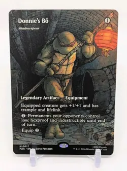 Donnies Bo (Borderless-non Foil) MTG TMNT 0017 - Image 1