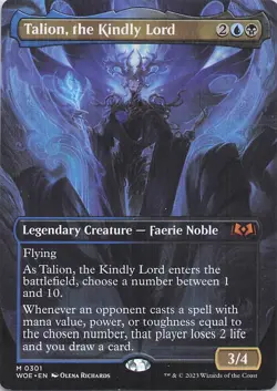 Talion, the Kindly Lord (Borderless) 301 M WOE NM - Image 1