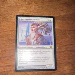 Ethersworn Canonist MTG Shards of Alara 10/249 White Artifact Human Cleric - Image 1