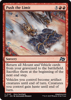 Push the Limit [Aetherdrift] Magic MTG - Image 1