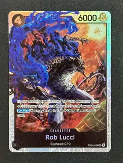 Rob Lucci SR EB04-048 OP15 Adventure on Kami's Island One Piece English NM - Image 2