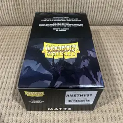 Dragon Shield 1000 Matte Premium Card Sleeves Amethyst Purple Standard Size - Image 1