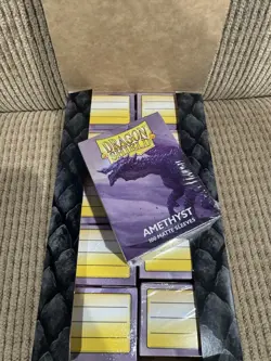 Dragon Shield 1000 Matte Premium Card Sleeves Amethyst Purple Standard Size - Image 2
