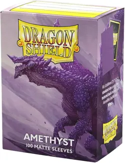 Dragon Shield 1000 Matte Premium Card Sleeves Amethyst Purple Standard Size - Image 3