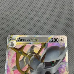 Arceus VSTAR 123/172 Brilliant Stars Ultra Rare Card Near Mint NM Condition - Image 4
