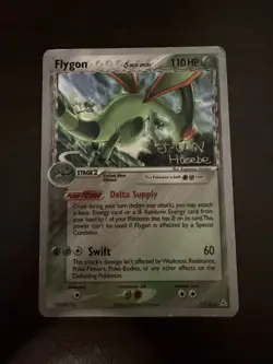 Pokemon TCG Card Flygon Delta Species 7/110 World Championships 2007 HP - Image 1