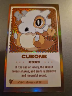 Pokemon Peru Exclusive Shining Infinity Holo Card Cubone - Image 1