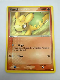 Pokemon Cards TCG: Numel 72/110 EX Holon Phantoms Vintage 2006 Card - Image 1