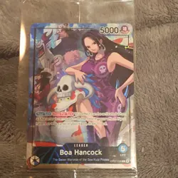 One Piece CCG Boa Hancock Leader OP07-038 Foil 5000 Power Special Card - Image 1