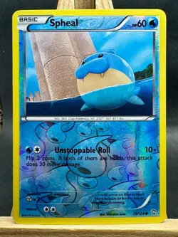 Spheal Reverse Holo Pokemon Trading Card Game Dragons Exalted 29/124 LP - Image 1