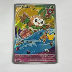 First Partners Illustration Full Card Art Popplio, Litten, Rowlet - Image 2