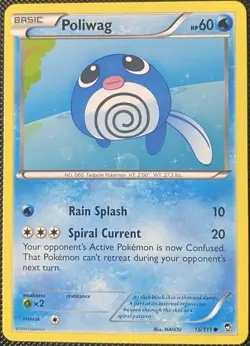 Poliwag 15/111 XY - Furious Fists Regular - Pokemon Card - Image 1