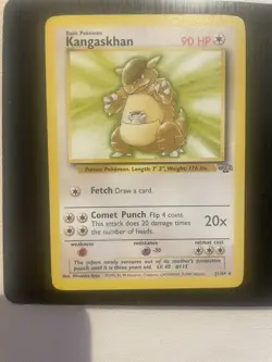 Pokemon TCG Kangaskhan Jungle Card 21/64 Unlimited Rare NM - Image 3
