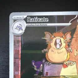 Raticate Holo Rare Perfect Order Pokemon Card 099/088 Mina Nakai Pack Fresh NM - Image 3