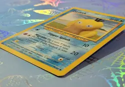 Psyduck 79/105 Neo Destiny Yuka Morii Clay Art Pokemon Card NM+ - Image 4