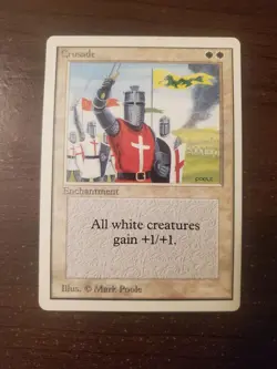 MTG - Unlimited - light play - Crusade - Card by Mark Poole - Image 1