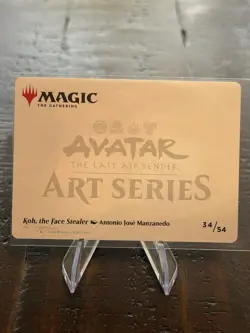Magic: Avatar The Last Airbender Art Card Koh Face Stealer 34/54 (Gold Stamped) - Image 2
