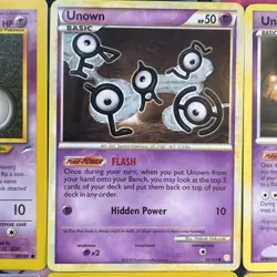 Vintage Pokemon Card Lot: 6 UNOWN card & Energy collection TCG LP - Image 4