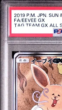PSA 10 Eevee GX 188/173 SR Tag Team All Stars sm12a Japanese Alt Pokemon Card - Image 3