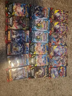 Pokemon TCG Booster Pack Lot (18) New & Sealed Ready to Ship In Hand - Image 1