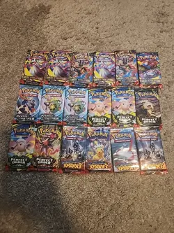Pokemon TCG Booster Pack Lot (18) New & Sealed Ready to Ship In Hand - Image 2